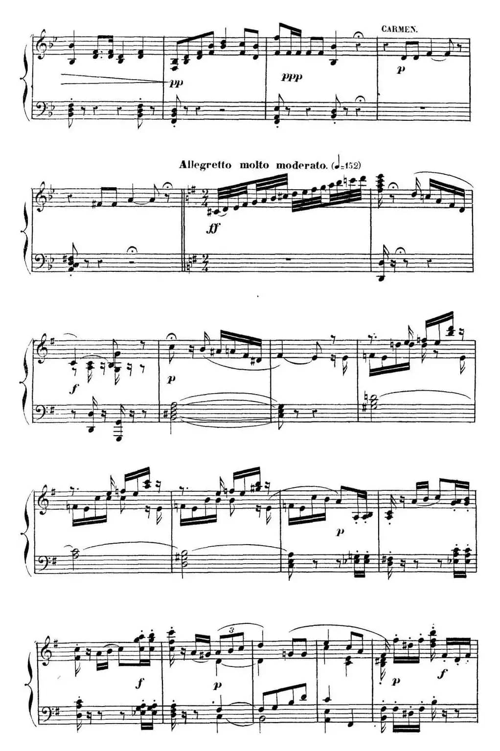 Carmen for Solo Piano（卡门全剧钢琴独奏版）（No.16）