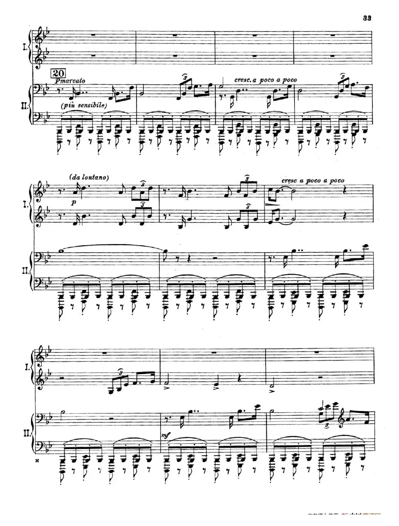 The Pines of Rome（交响诗《罗马的松树》·双钢琴）（第四部分：阿皮亚大道上的松树）