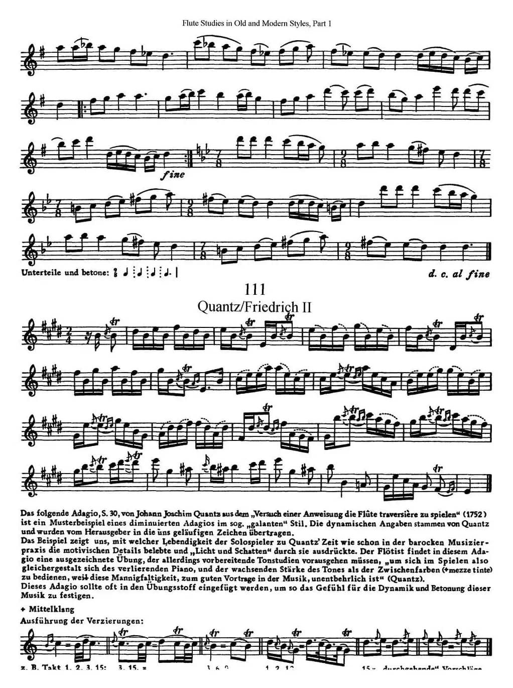 斯勒新老风格长笛练习重奏曲（第一部分）（NO.109-NO.111）