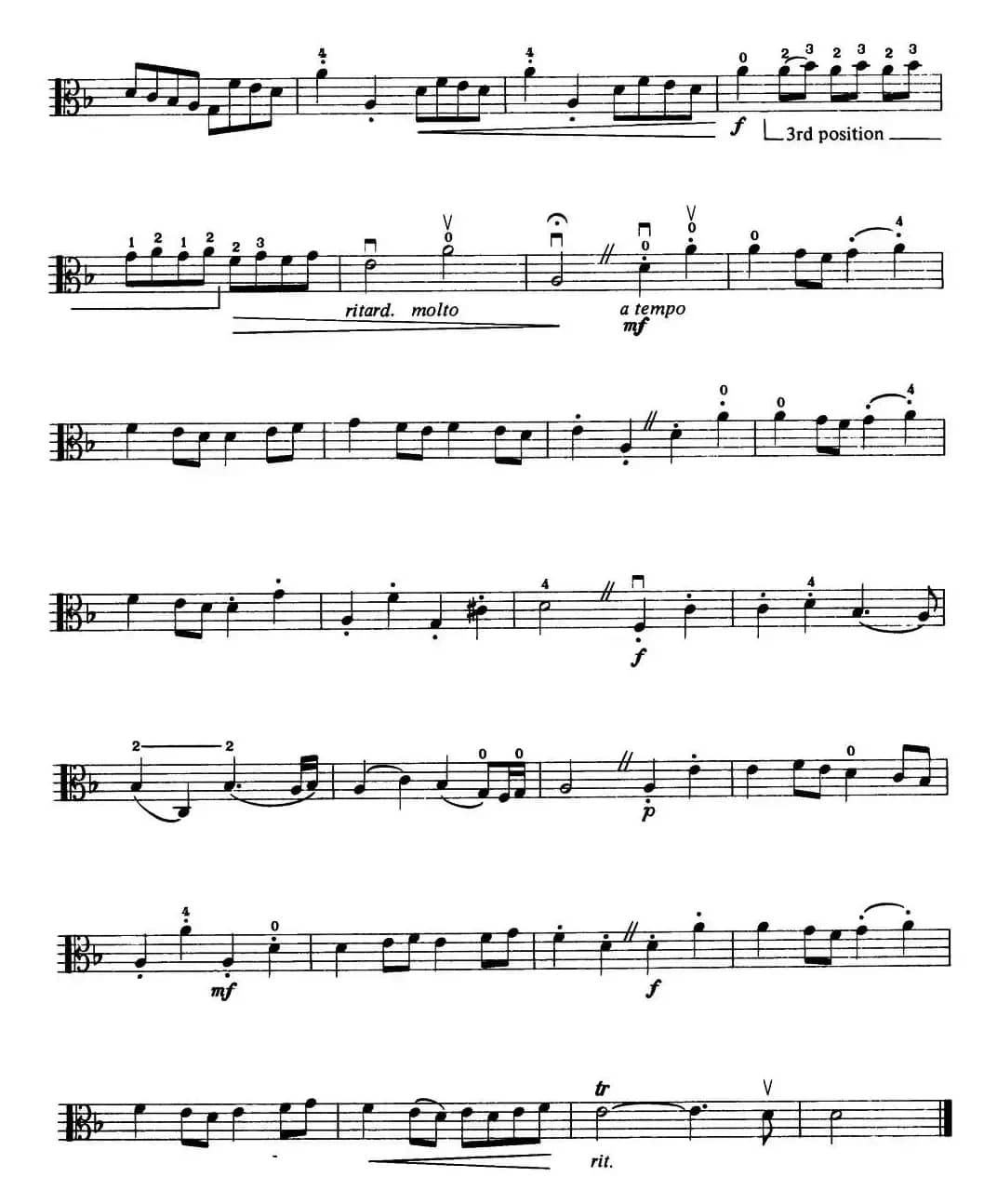 Gavotte（中提琴）