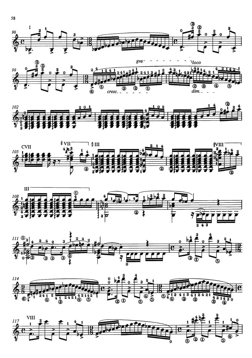 Joaquin Rodrigo Music for Guitar（罗德里戈吉他音乐P54-60）（古典吉他）