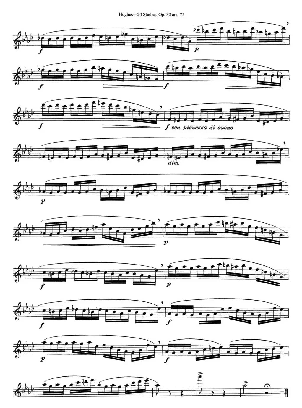 胡埃斯24首长笛练习曲Op.32（NO.22）