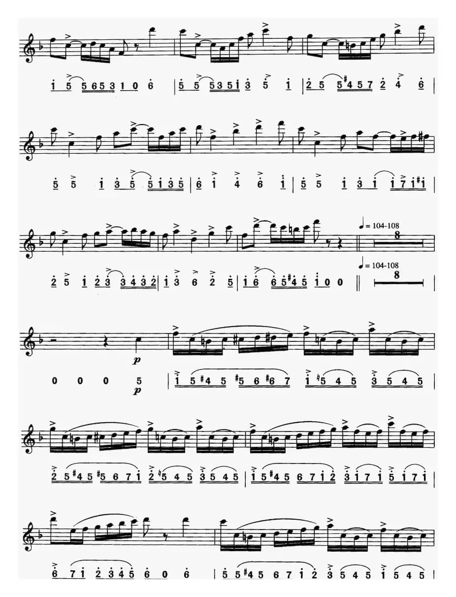 友谊地久天长（线简谱对照版）