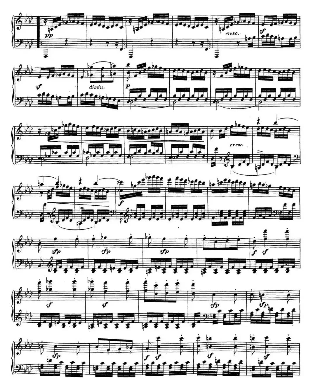 贝多芬钢琴奏鸣曲23 热情 f小调 Op.57 F minor