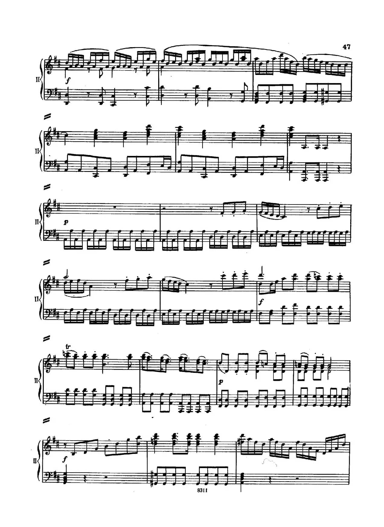 Concerto no 5 K 175 - 2 Piano（Ⅰ）