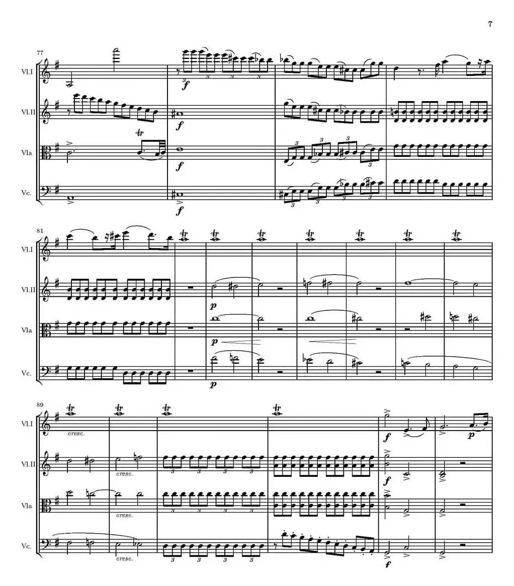 String Quartet nr.18 in E minor（E小调弦乐四重奏、P1-15）