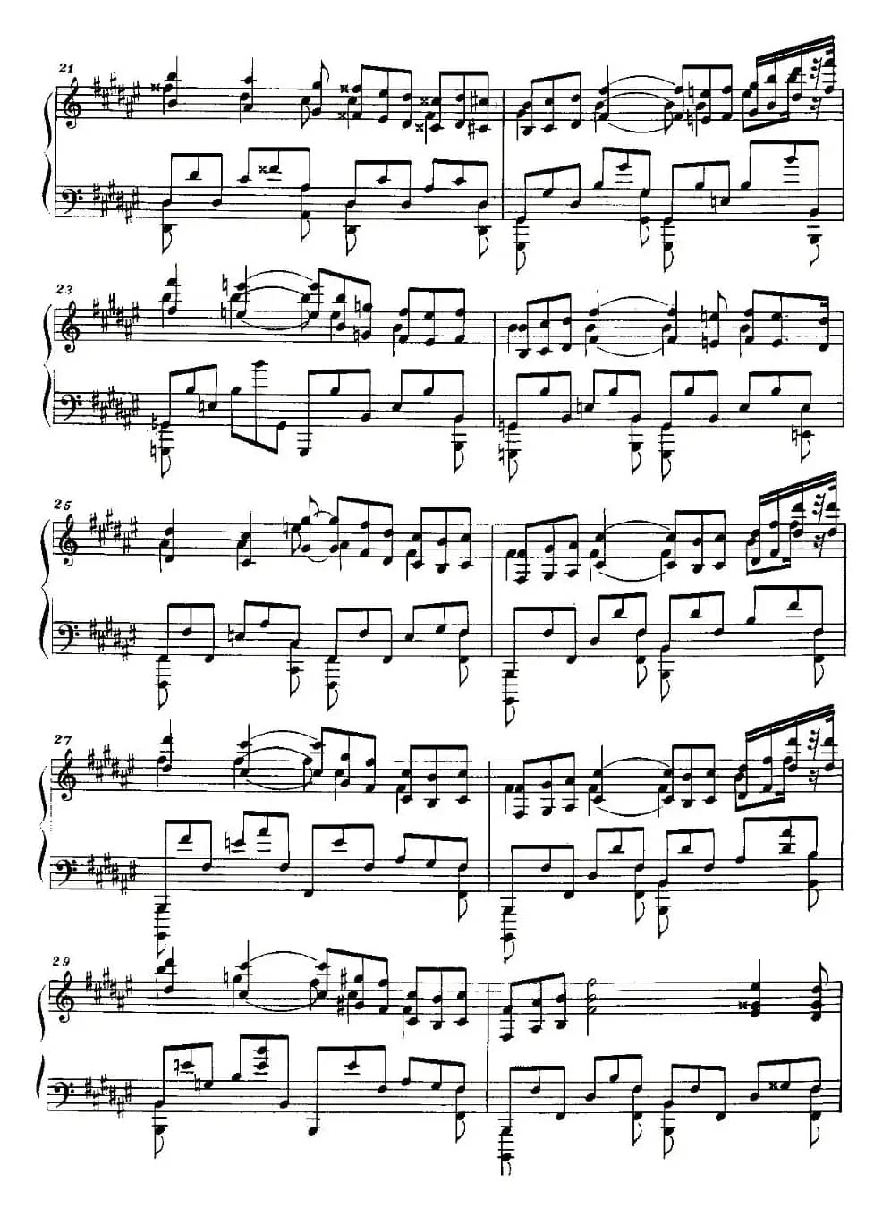 Etude（斯克里亚宾练习曲作品8 降d小调练习曲 第12首）