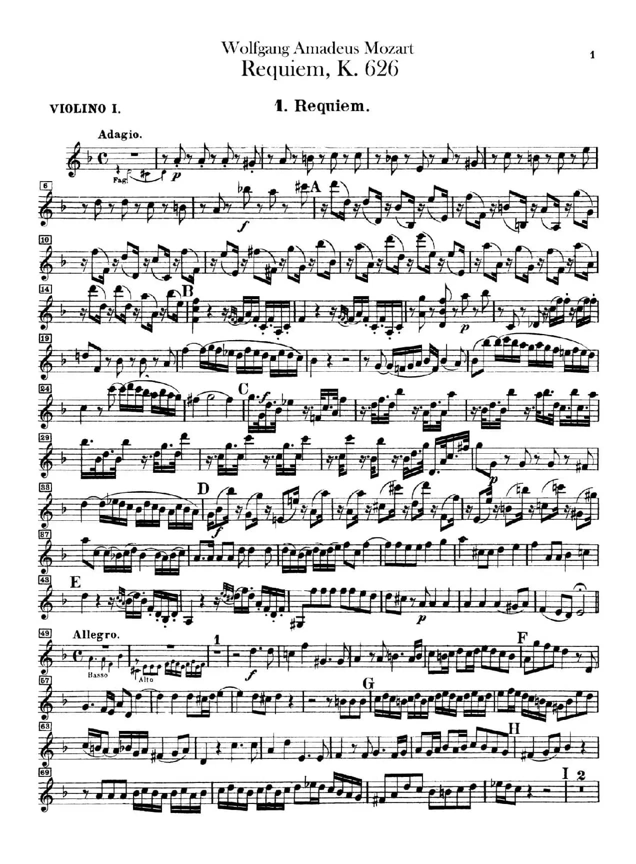 Wolfgang Amadeus Requiem K.626（安魂曲）