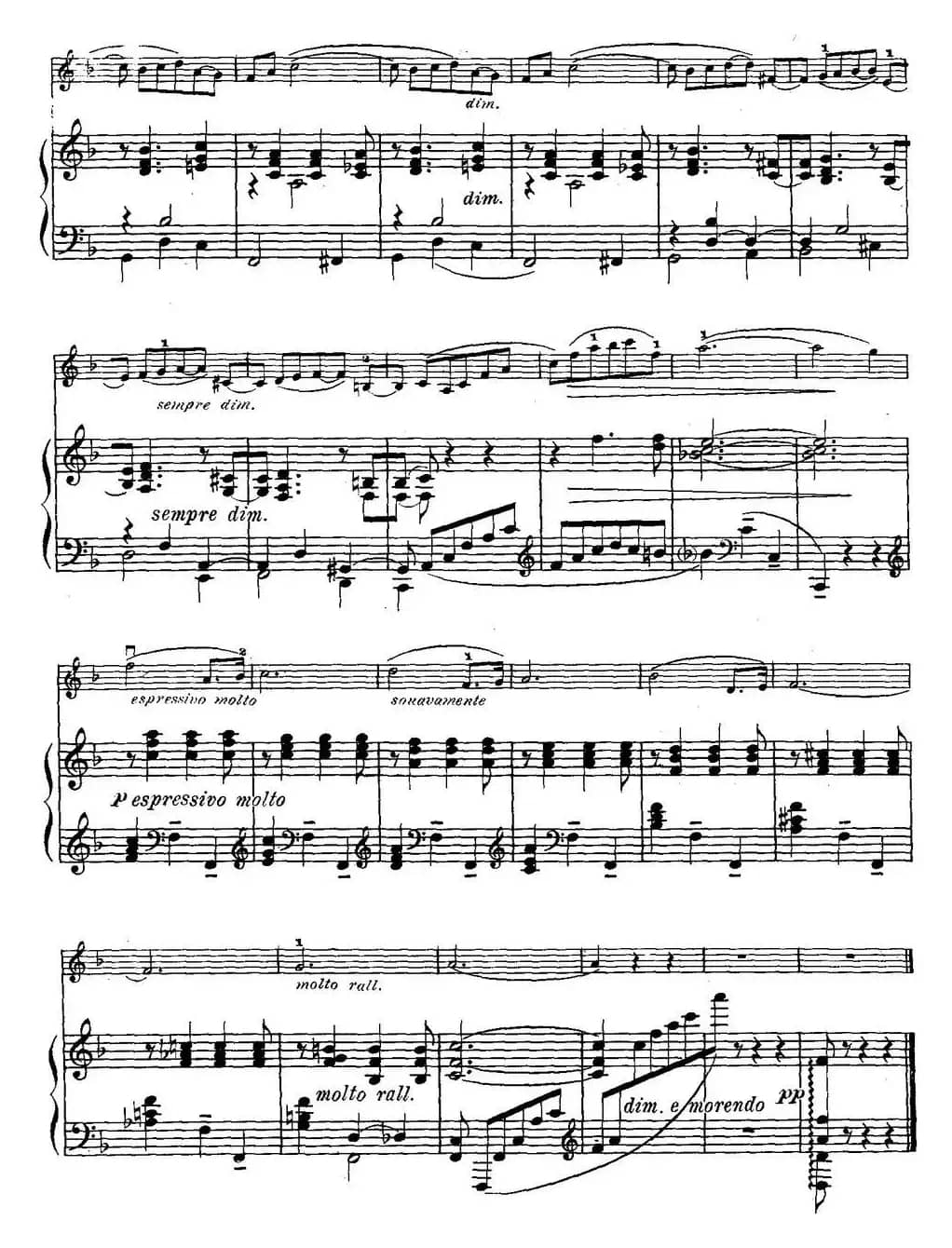 ROMANZA（小提琴+钢琴伴奏、莫什科夫斯基作曲版）