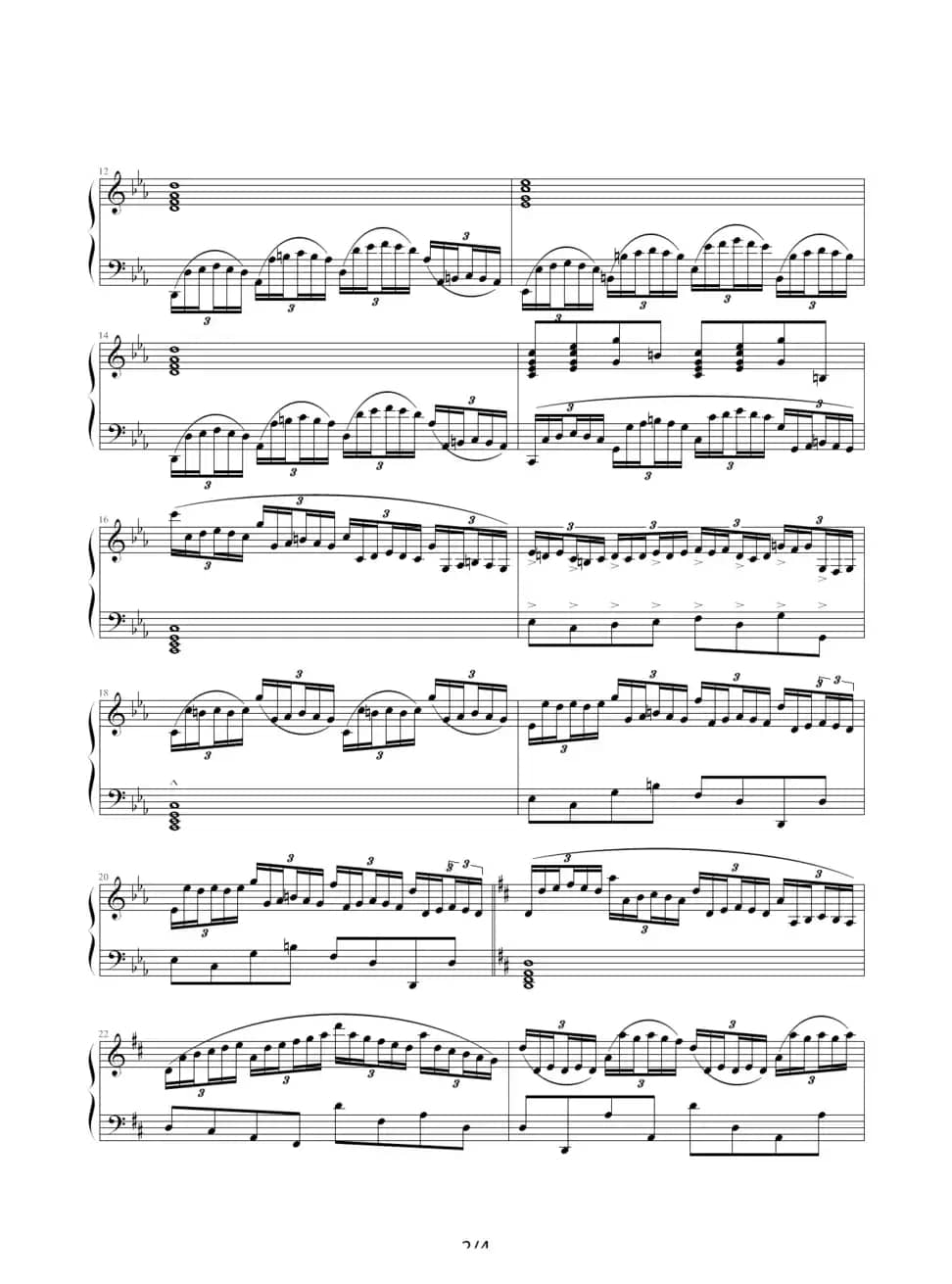 c小调练习曲（曹博来作曲版）