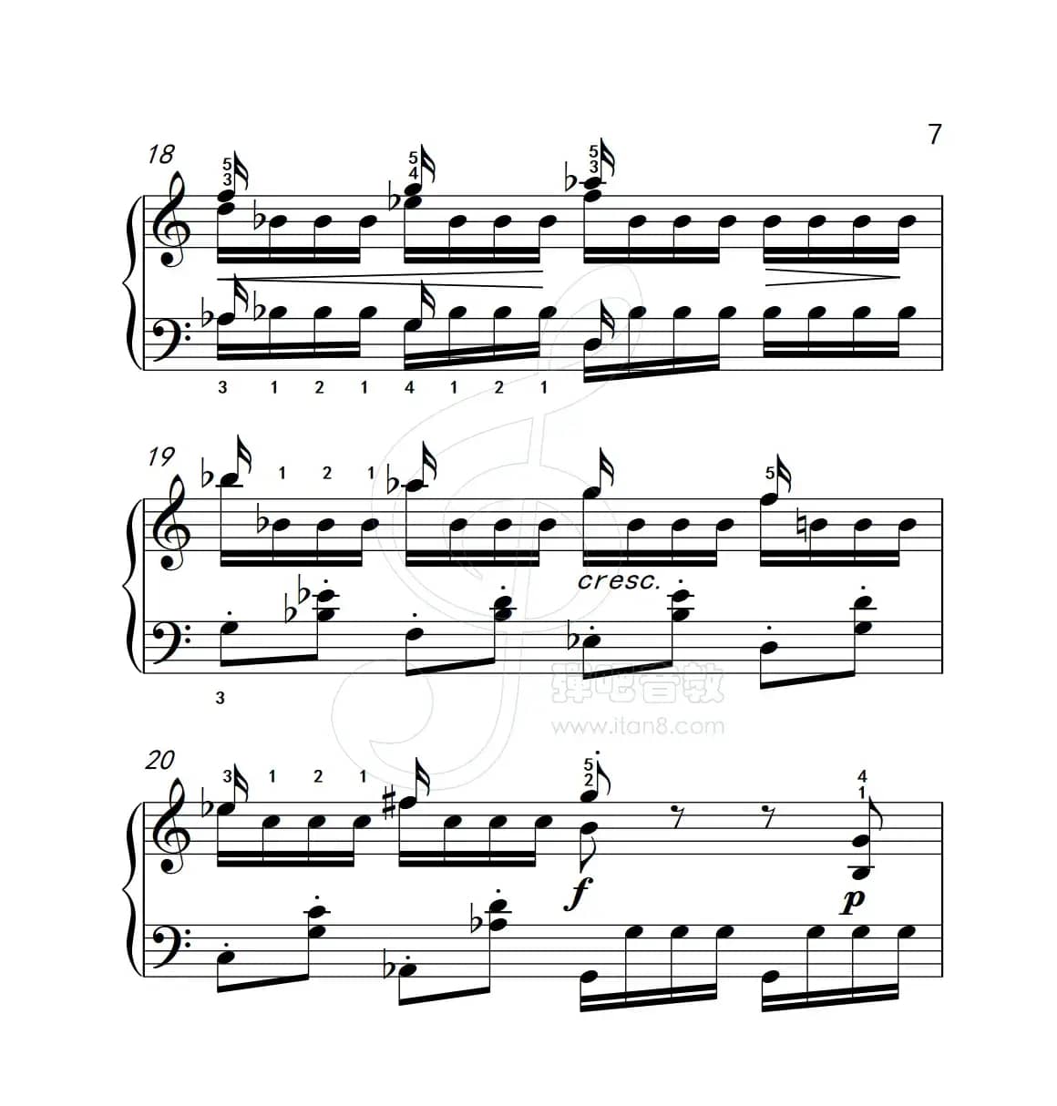 练习曲 12（克拉莫钢琴练习曲60首）