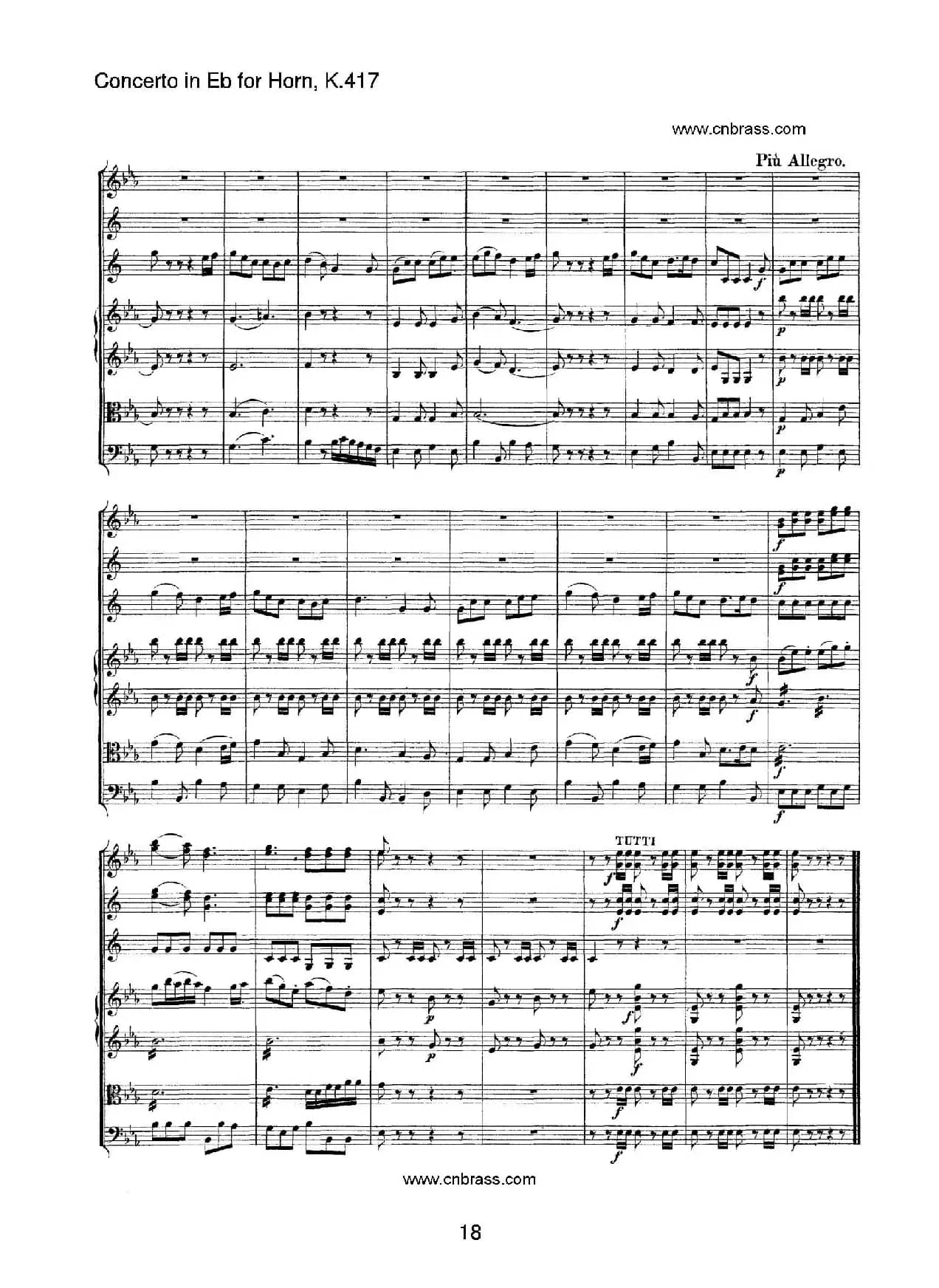 圆号协奏曲（作品K417）