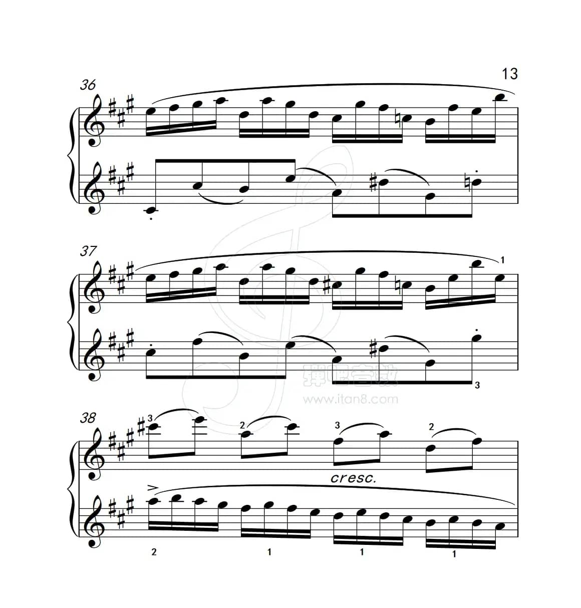 练习曲 40（克拉莫钢琴练习曲60首）