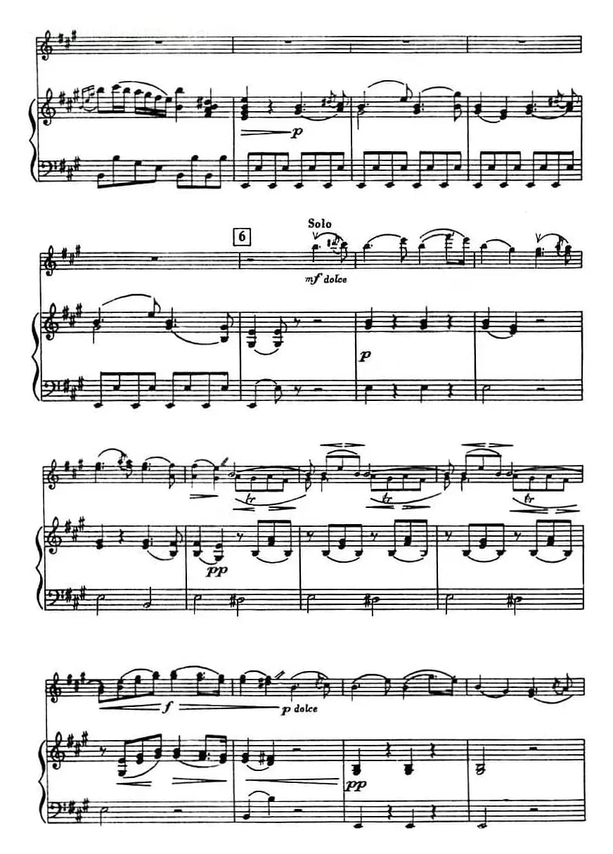 第二十二协奏曲（a小调、小提琴+钢琴伴奏）