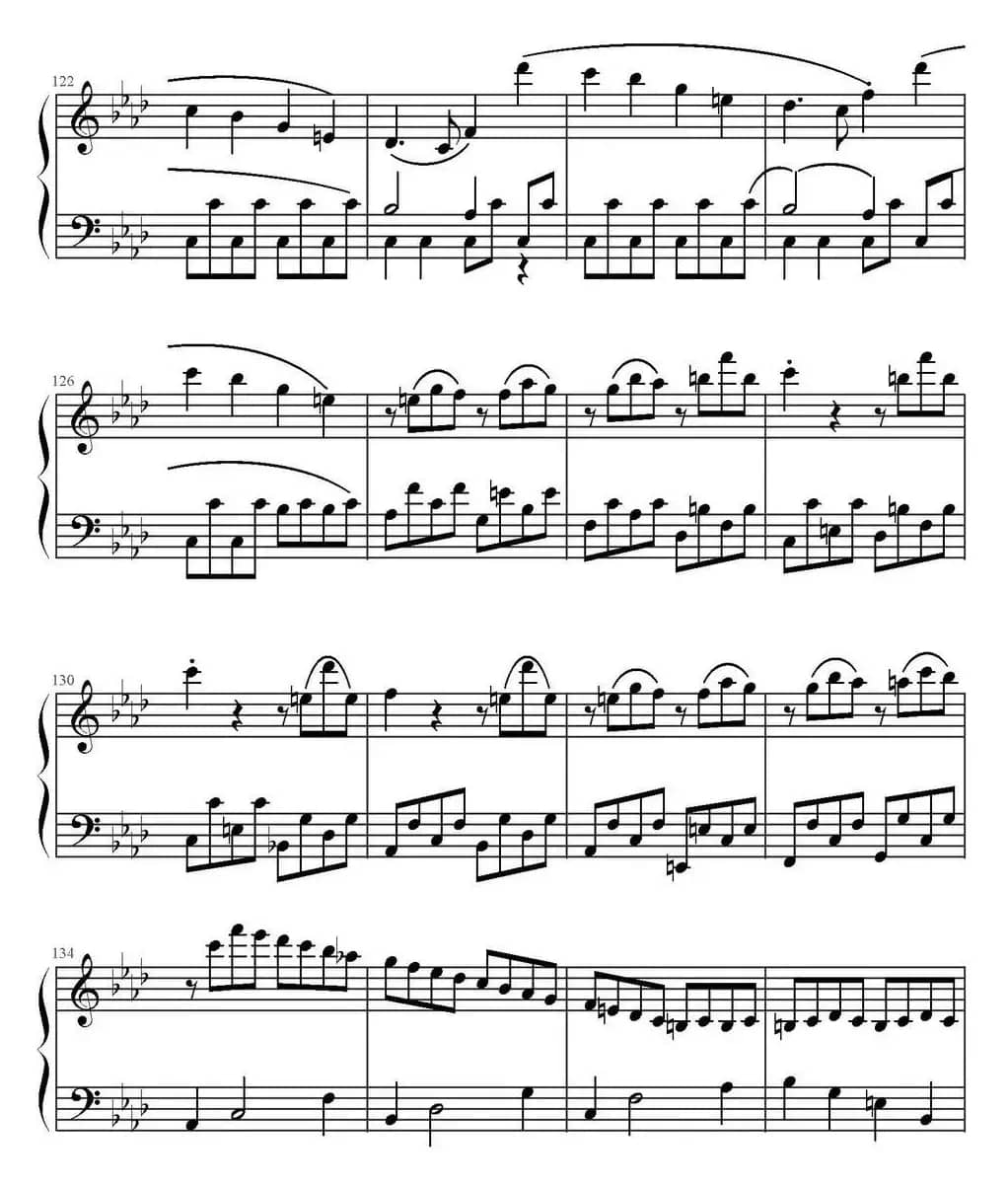 奏鸣曲第一乐章 