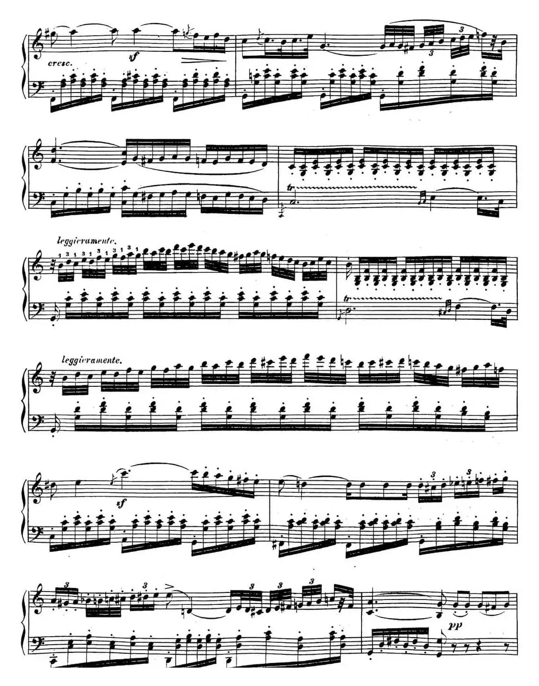 贝多芬钢琴奏鸣曲16 G大调 Op.31 No.1 G major