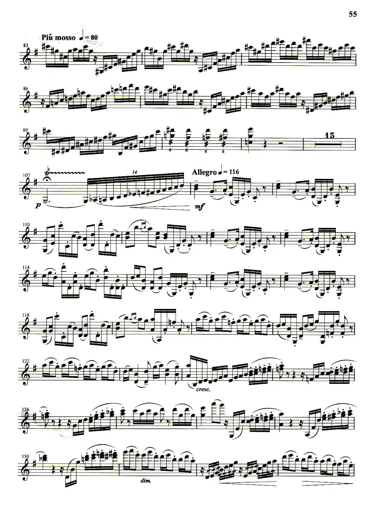 抒情诗（小提琴协奏曲《乡情》第一乐章）