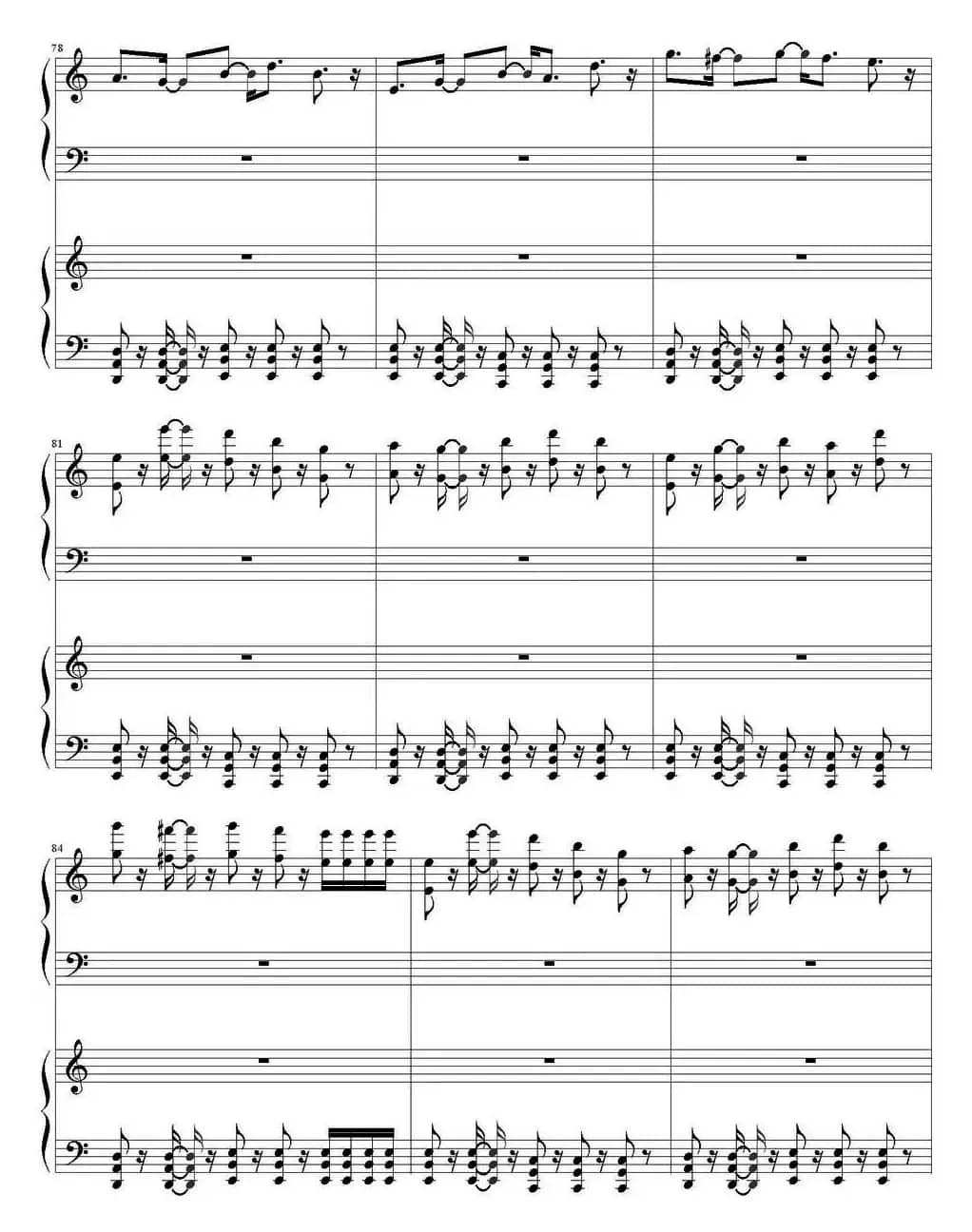 Higher （四手联弹）