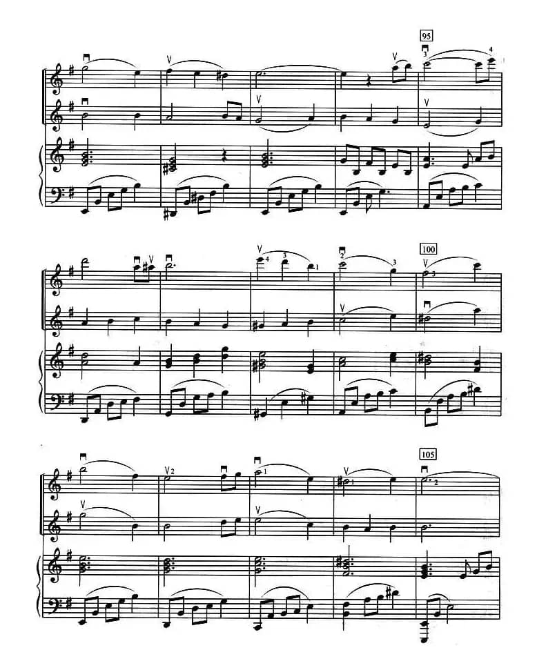 我会守护你（小提琴二重奏+钢琴伴奏）