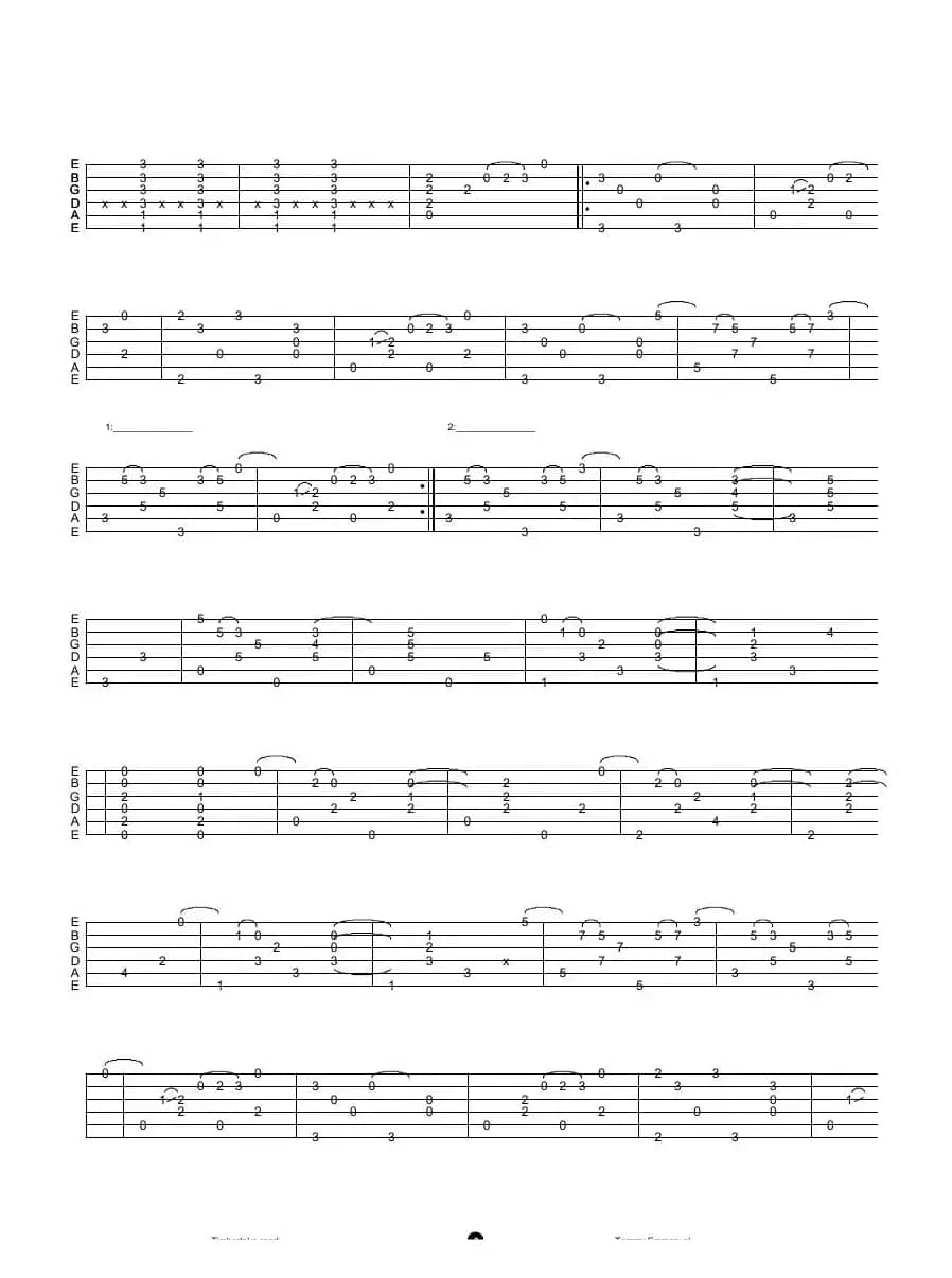 tommy emmanuel：timberlake road（指弹吉它）