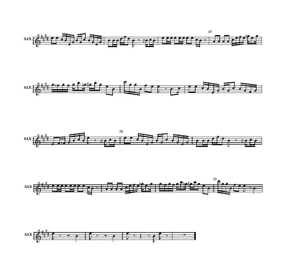 喋喋不休的萨克斯