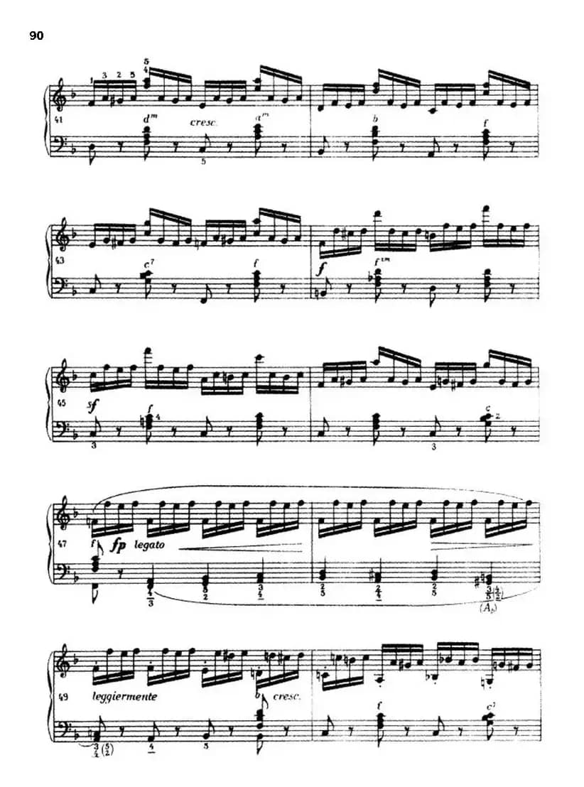 《车尔尼手风琴练习曲集》第Ⅲ册（P75—97）