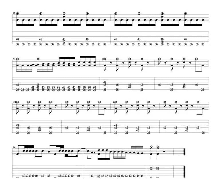 爵士鼓谱：Joey Jordison - Drum Solo（from Surfacing）