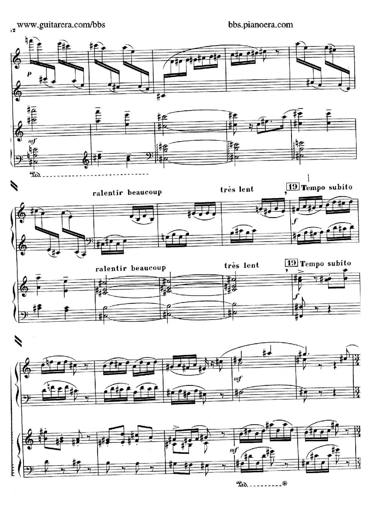 Piano Concerto in c-sharp Minor（升c小调钢琴协奏曲·第三乐章）