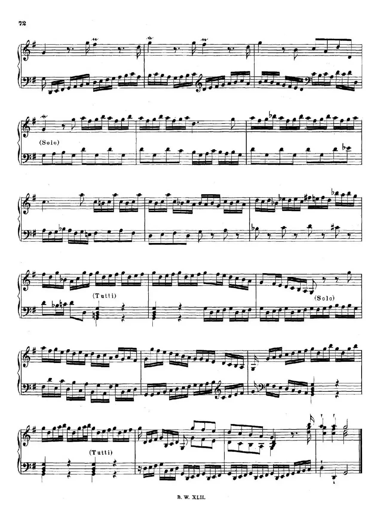 16 Concertos BWV 972-987（十六首为独奏古钢琴而作的协奏曲）（P11——20）