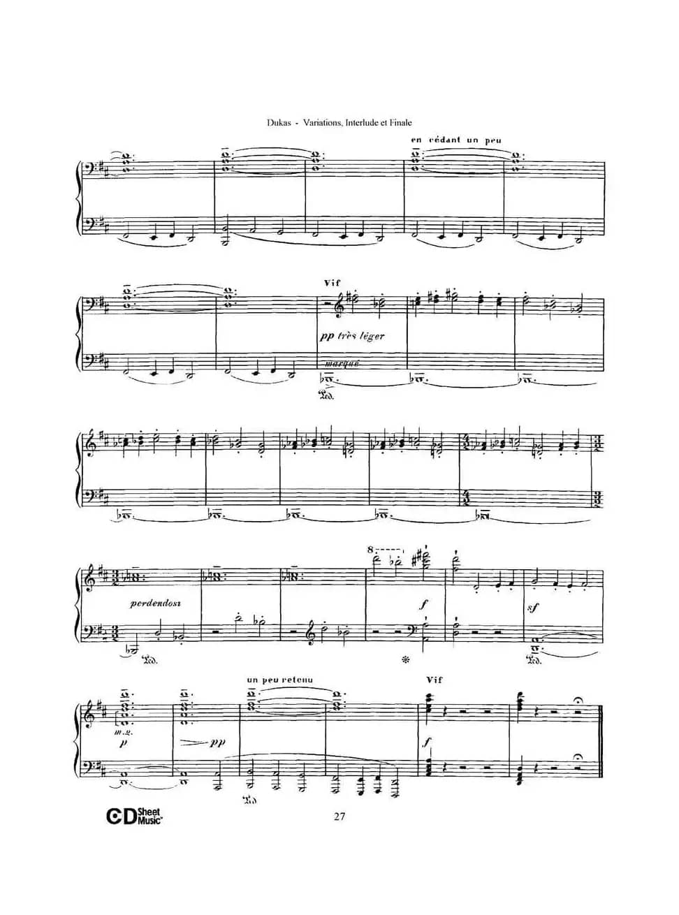 Variations, Interlude & Finale on theme de Rameau（拉摩主题变奏曲、间奏曲和终曲·第二部分）