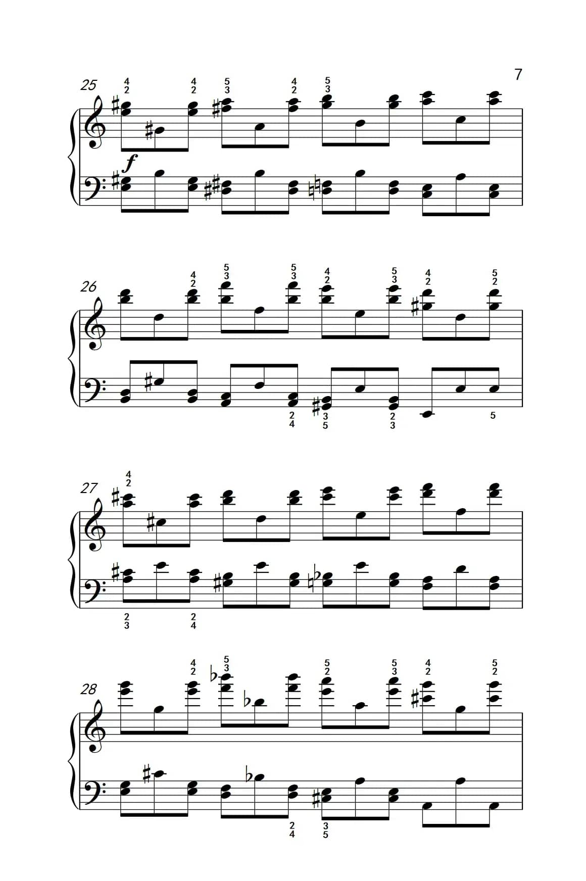 莫什科夫斯基 钢琴练习曲（第八首）