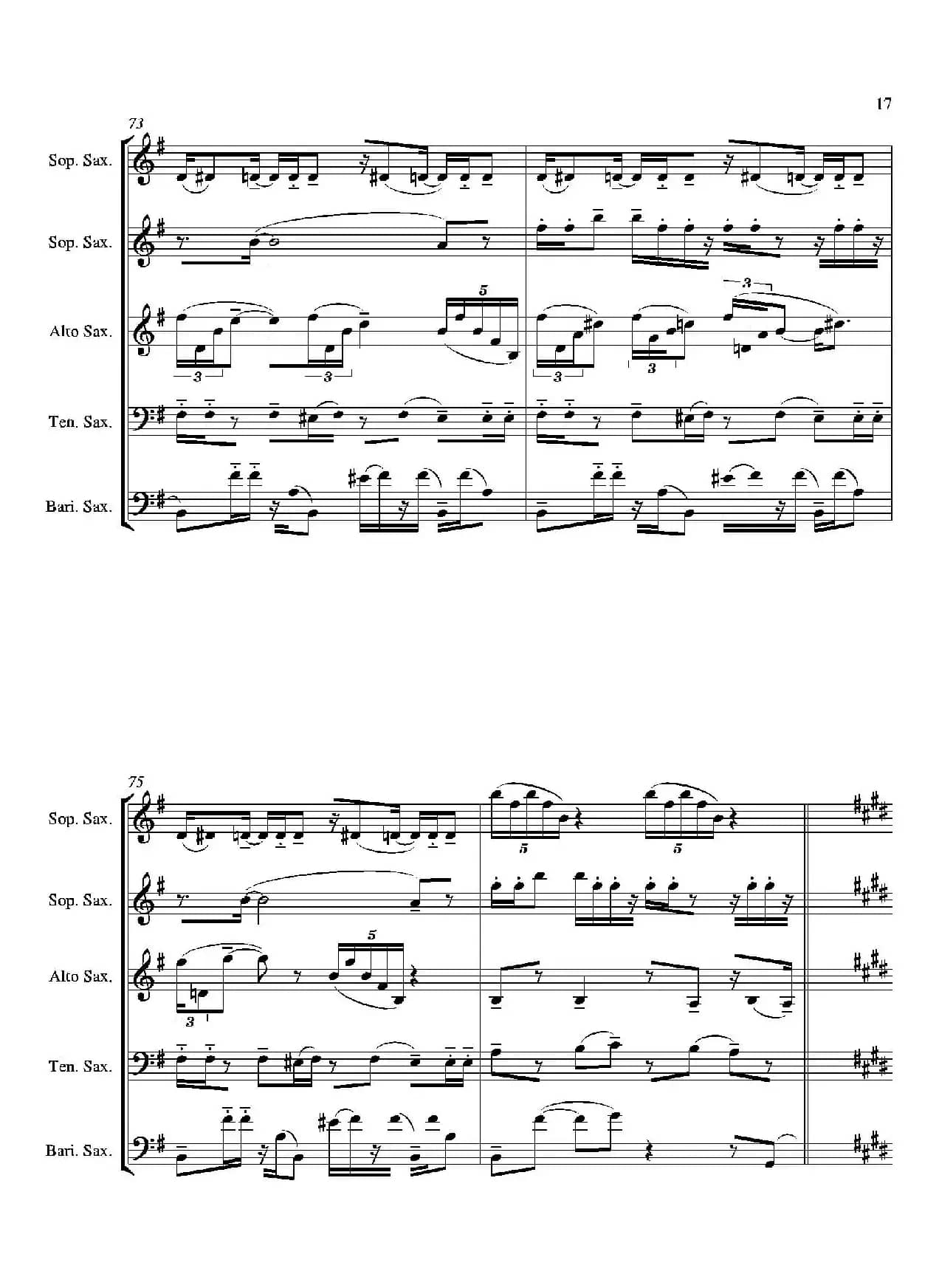 Tango（合奏总谱）