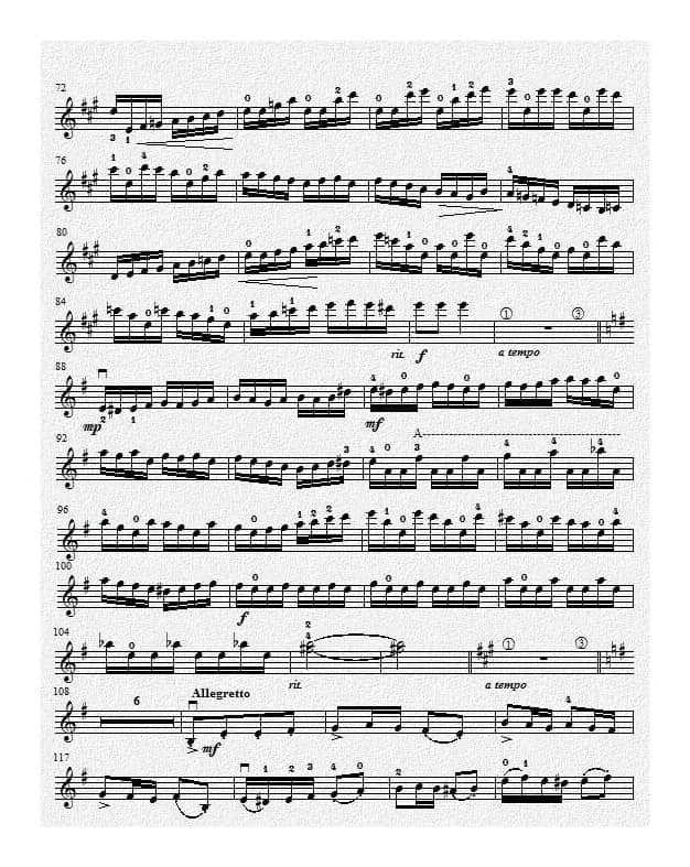 猜调（小提琴谱）