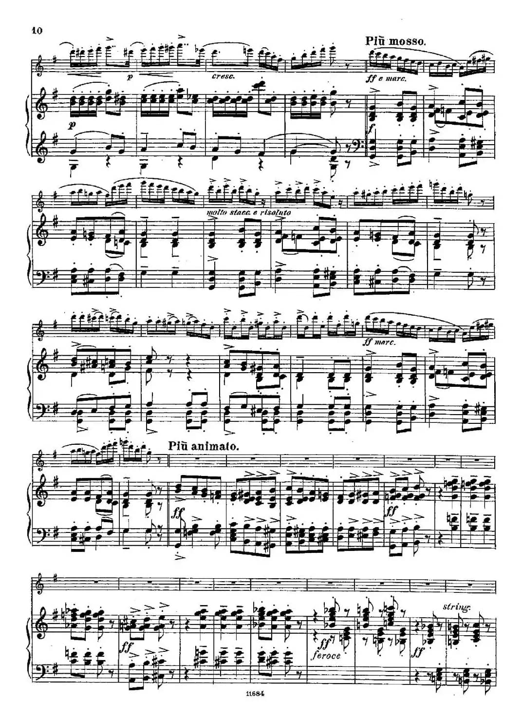 Introduction et Caprice（Op.58）（长笛+钢琴伴奏）