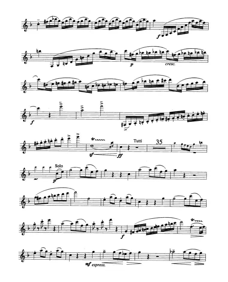 单簧管考级教材·第五级