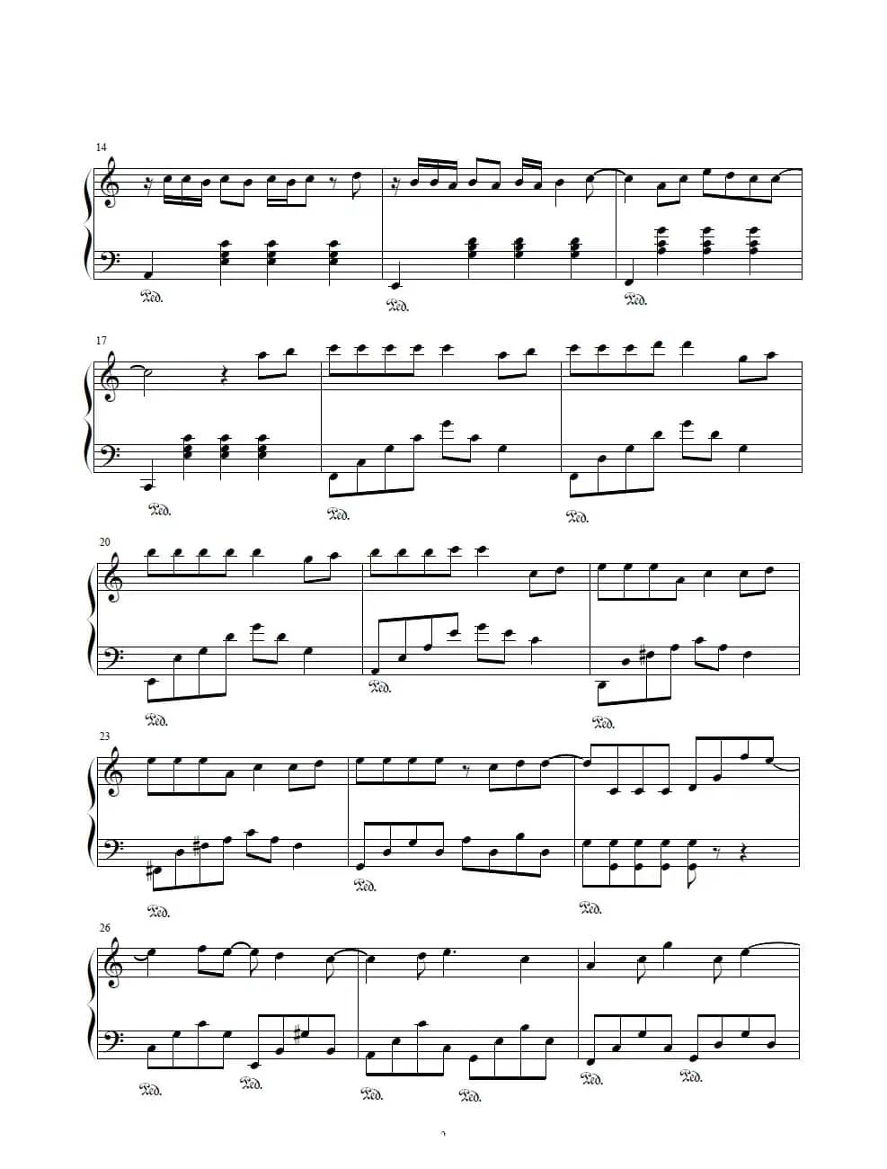 告白气球（宇毅制谱版）