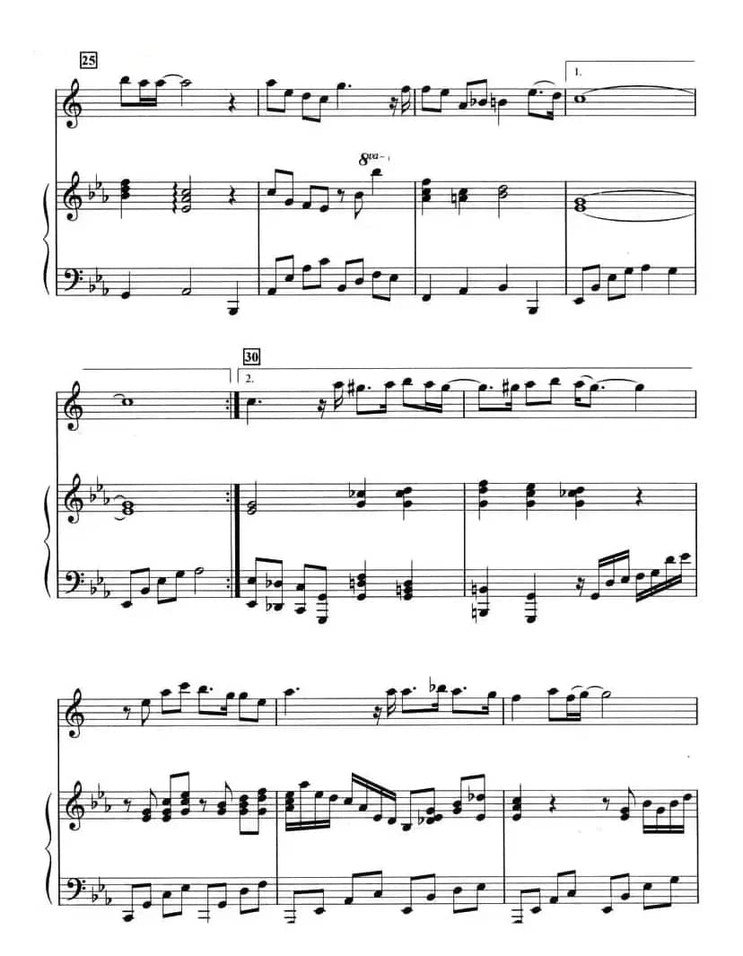 I Believe（萨克斯+钢琴伴奏）