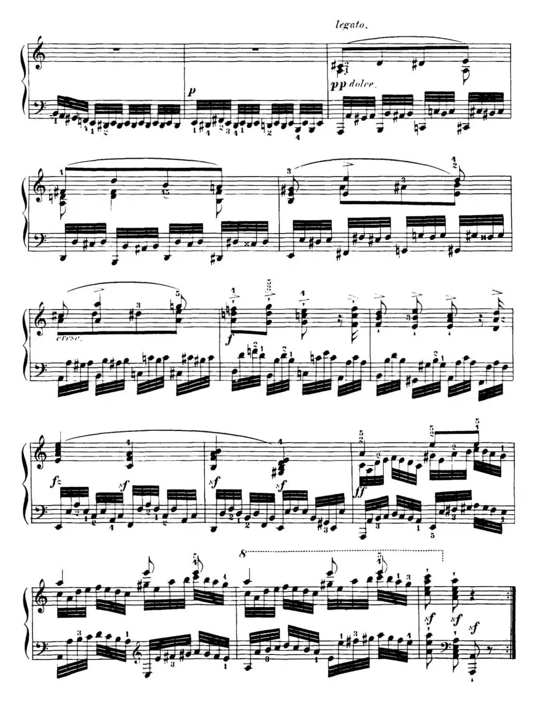 40首车尔尼Op.299钢琴快速练习曲（NO.34）