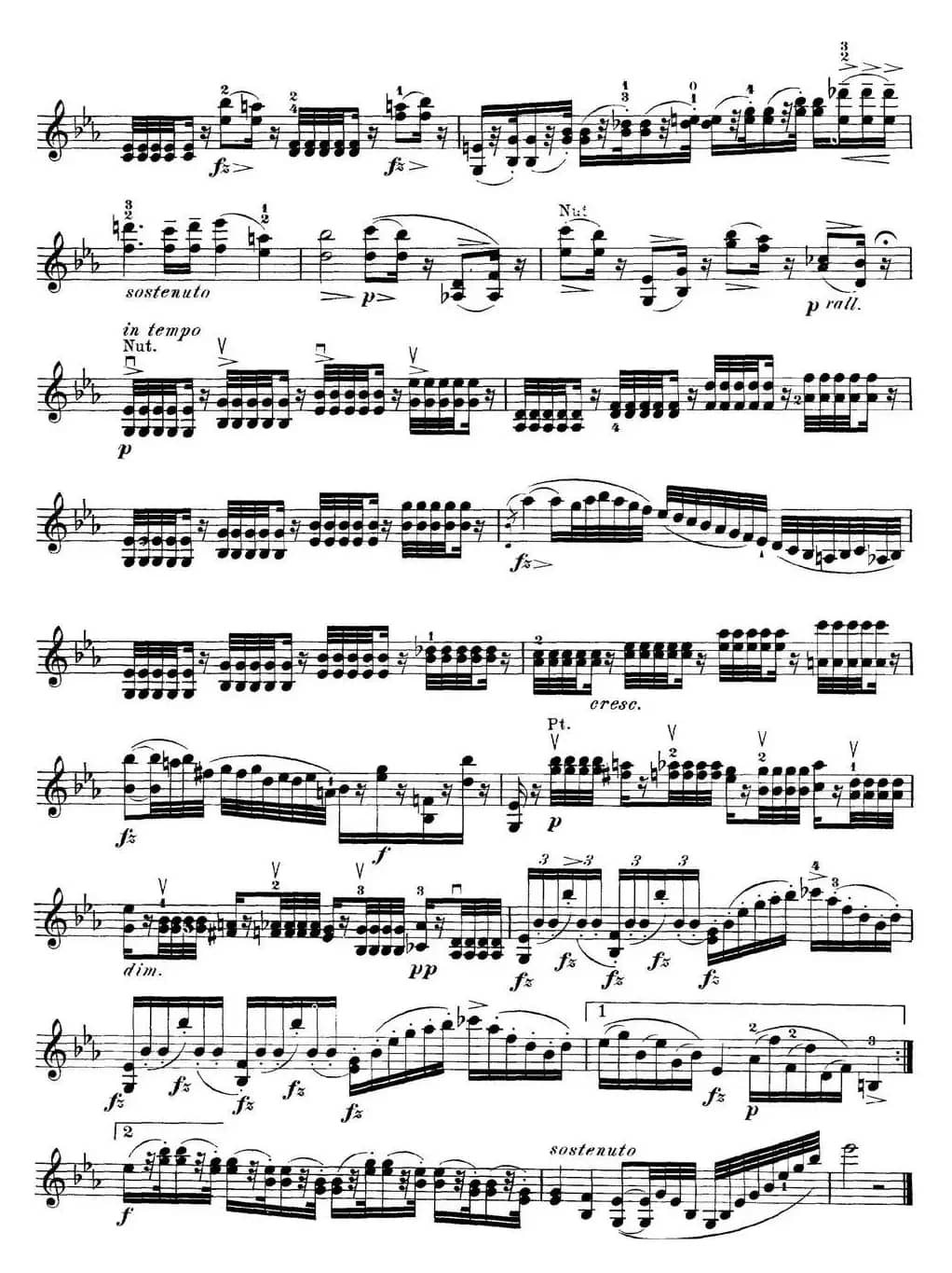 马扎斯小提琴练习曲 Op.36 第二册 华丽练习曲（50）