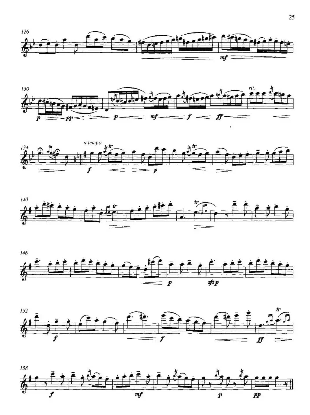 第二单元 中高级练习：连奏与清晰吹奏练习（乐曲部分：回旋随想曲）