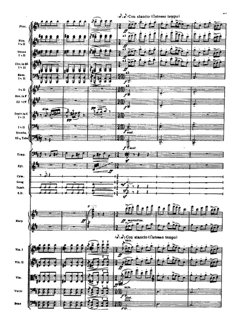 浦塞尔主题变奏与赋格曲（P31-P65）（管弦乐队总谱）