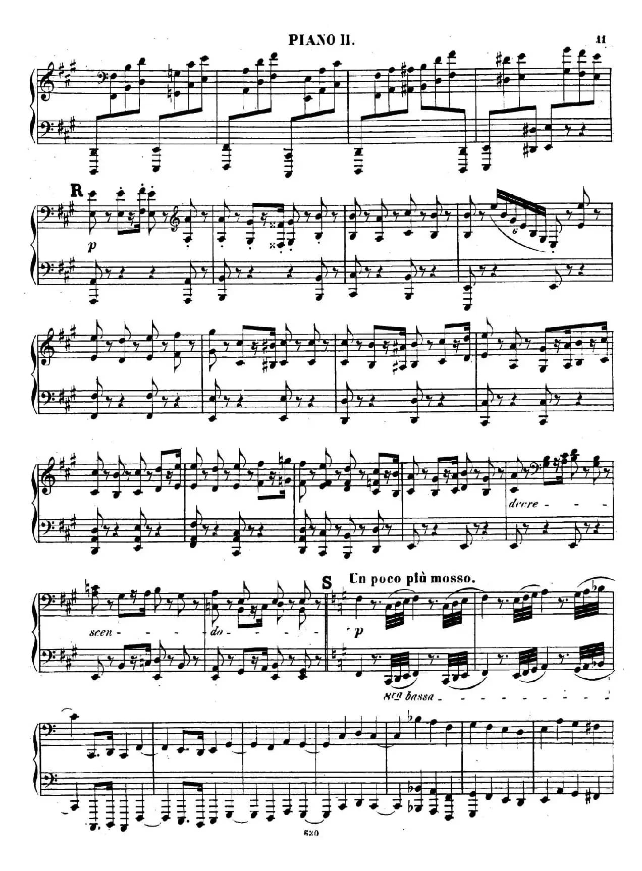 Chaconne for 2 Pianos Op.150（双钢琴第二钢琴）