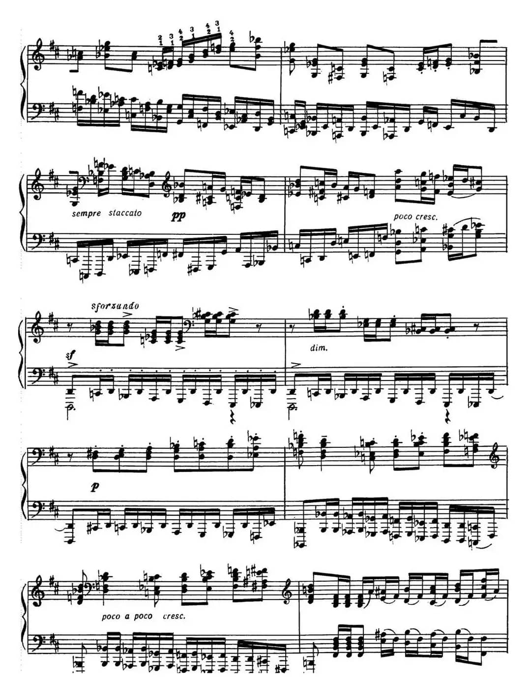 拉赫玛尼诺夫 音画练习曲17或18 Etudes tableaux Op.39 No.9