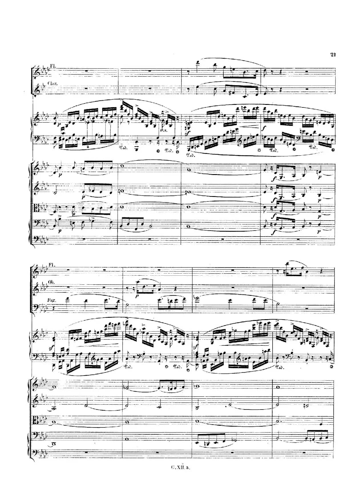 Piano Concerto No.2 in f Minor Op.21（f小调第二钢琴协奏曲·总谱）