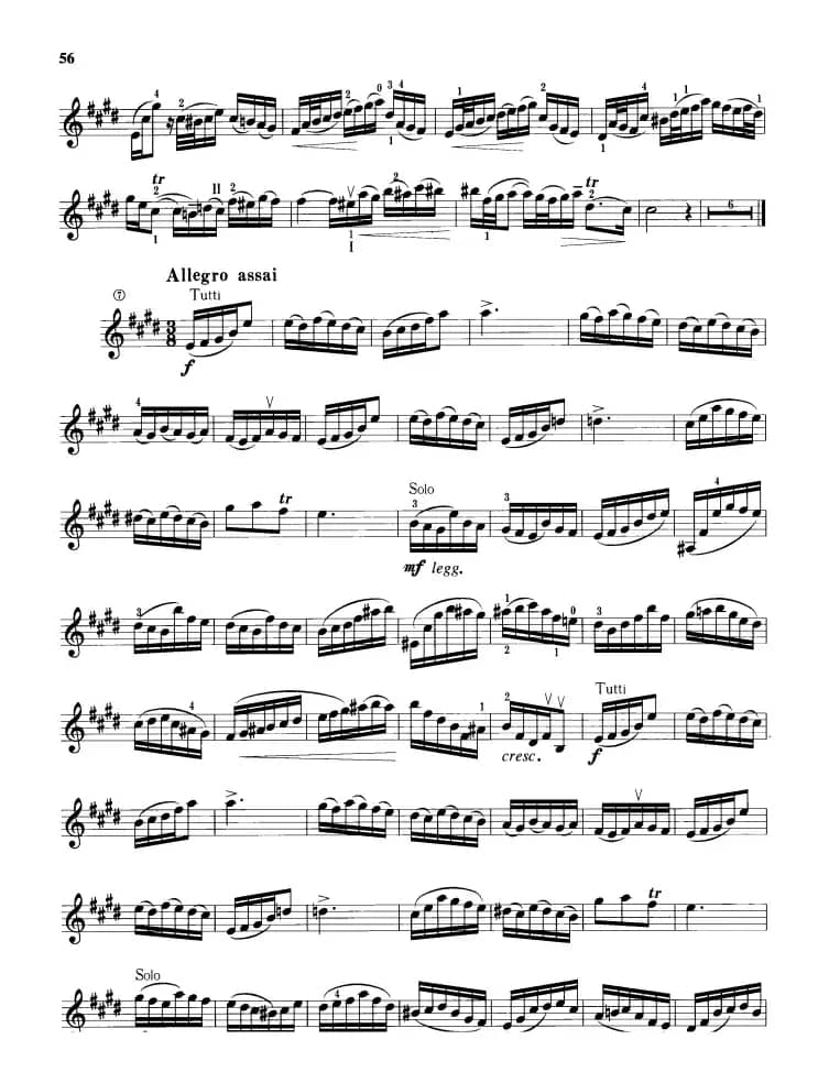 E大调第二协奏曲