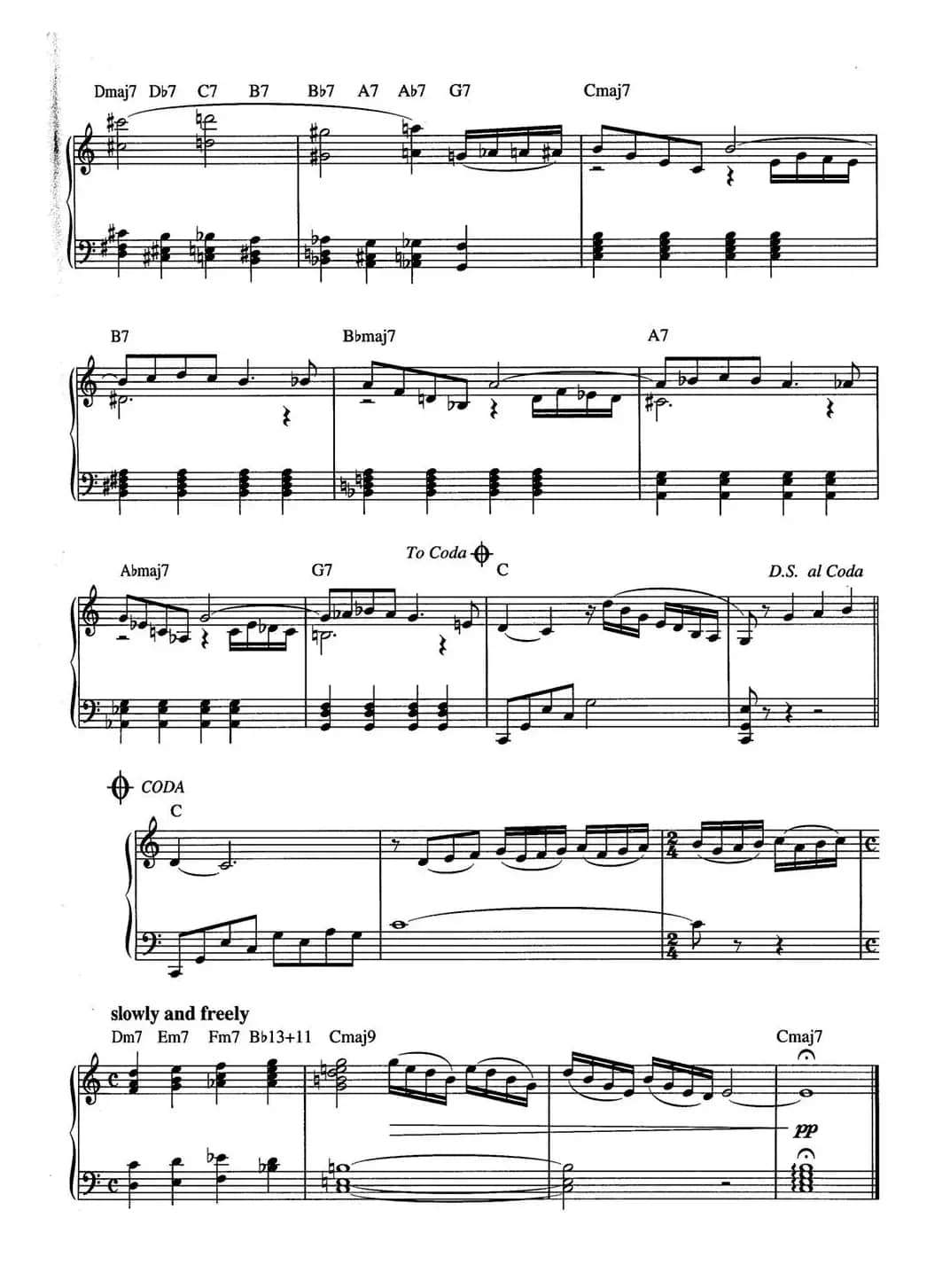 Early Autumn（爵士钢琴酒吧独奏钢琴谱）