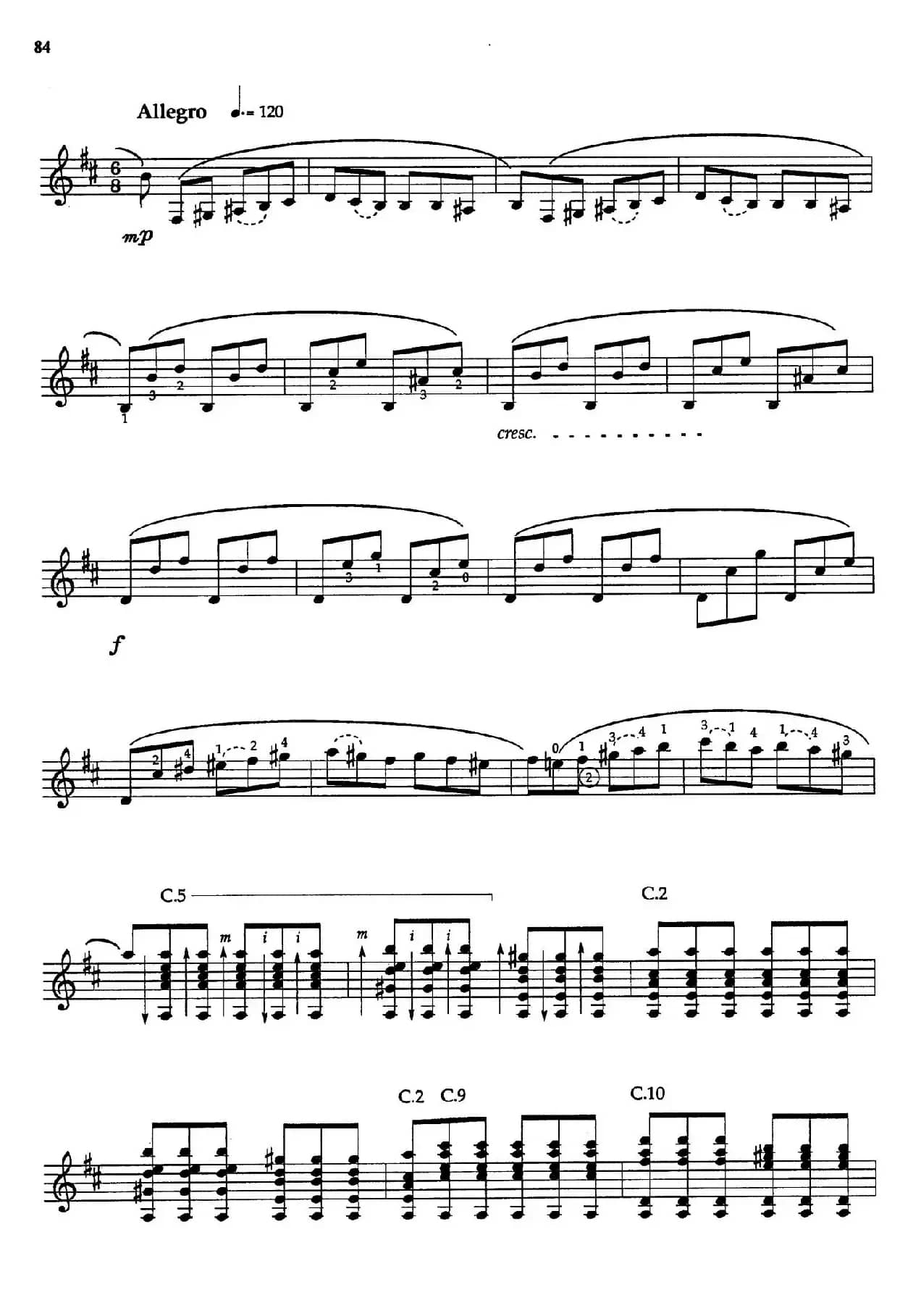 Joaquin Rodrigo Music for Guitar（罗德里戈吉他音乐P80-89（古典吉他）