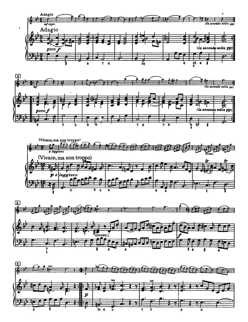 第二奏鸣曲（小提琴+钢琴）