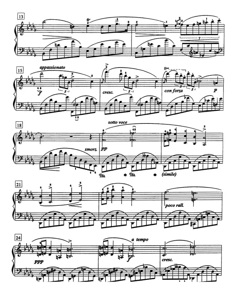 钢琴教程第七级 中外乐曲（夜曲 Op.9 No.1）