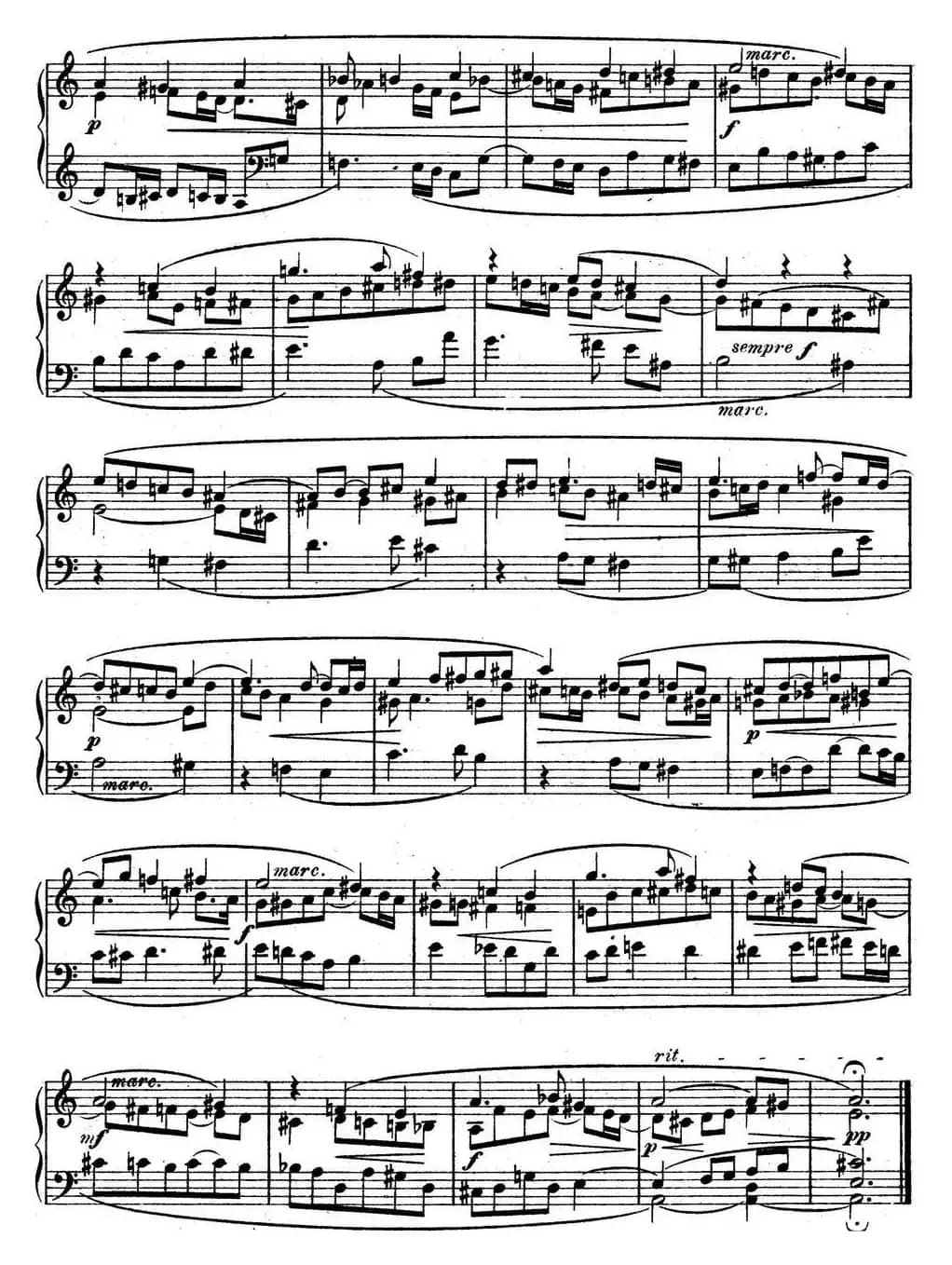 6 Preludes and Fugues Op.99（6首前奏曲与赋格·3）